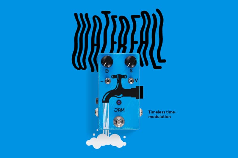 JAM Pedals Waterfall - Graphics. Analog Chorus / Vibrato. NEW, (Authorized Dealer) image 1