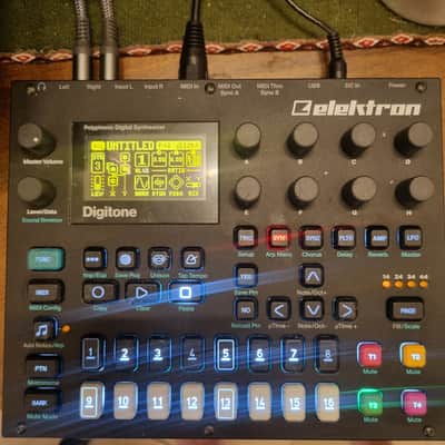 Elektron Digitone 8-Voice Digital Synthesizer 2017 - 2024 - Black image 1