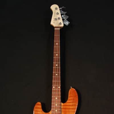 Lakland USA 44-60 Custom Walnut 4 String Jazz Bass Left Hand 1 of a kind! image 3