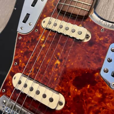 1963 Fender Jaguar – Black Refinish – Mastery Bridge + Original Bridge – Hardshell Case image 18