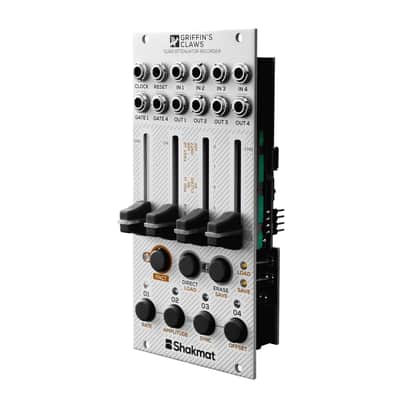 Shakmat Modular Griffin's Claws Eurorack Quad Attenuator Recorder Module image 3