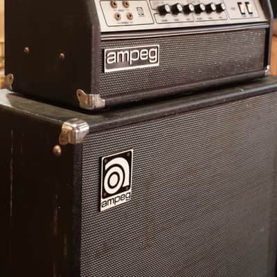 Ampeg B-25B 55-Watt 2x15" Bass Amp Half Stack - Black image 4