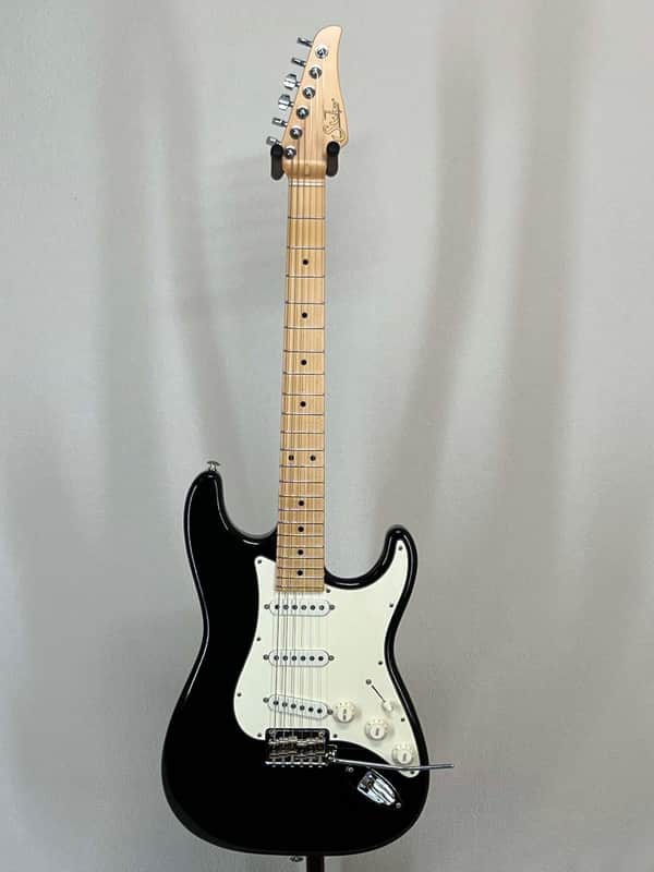 おれお　Suhr Classic S Antique Black Suhr Classic S Antique HSS Electric Guitar - Black, Light Aging