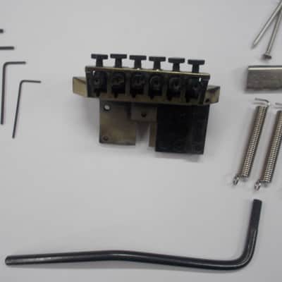 80's Kahler USA Spyder 2720 Spyder Floyd Rose Fulcrum RH tremolo bridge Rare Gold and Black image 9