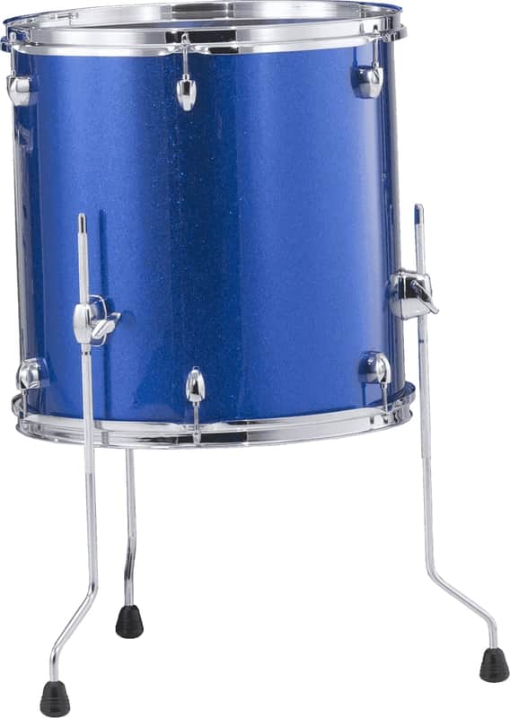Pearl Export Floor Tom 16"x16" - Electric Blue Sparkle image 1
