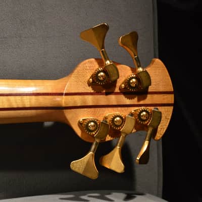 Surine 5 String Bass Guitar Quest Series flamed maple spectacular NTVII 5 active image 6