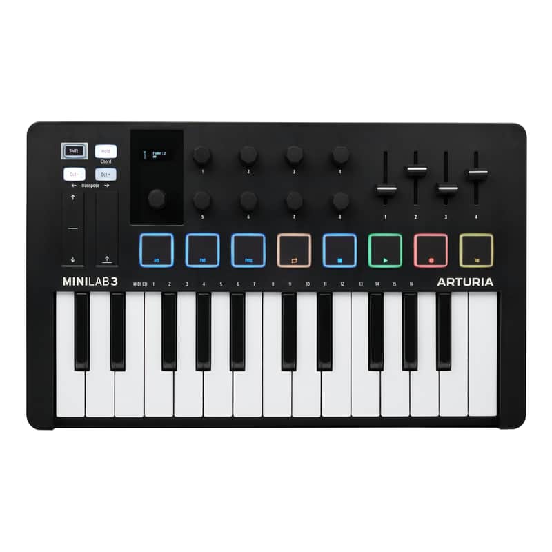 Arturia MiniLab 3 Black image 1
