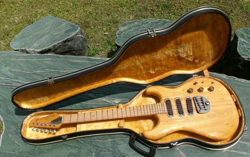 1979 Greco GO II750 Fujigen Japan Vintage Through Neck + Hard Case image 1