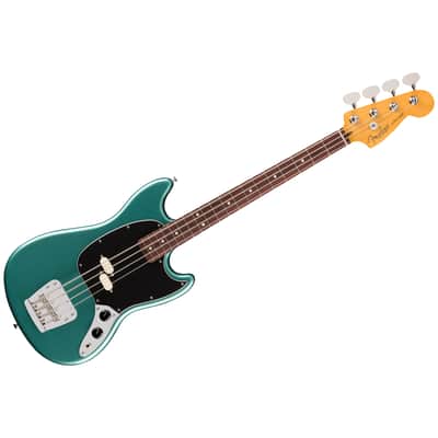 American Professional Classic Mustang Bass Split Single RW Faded Sherwood Green Metallic + Housse Fender image 2