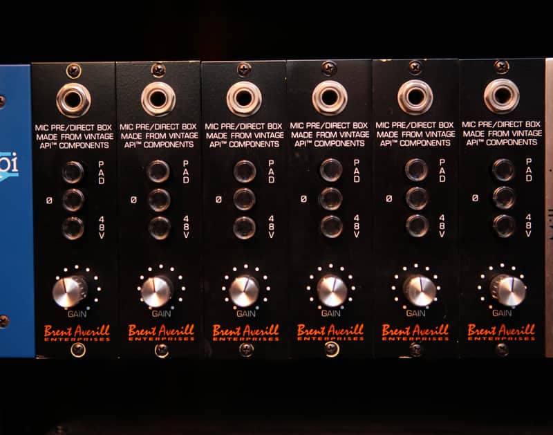 6x Brent Averill API 312 Pre-Amp / Direct Box made from vintage API Components image 1