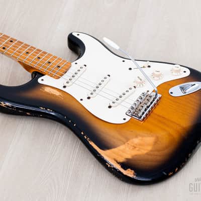1999 Fender American Vintage ‘57 Stratocaster Sunburst, 100% Original w/ Case image 10