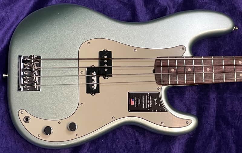 Fender AM Pro II P-Bass, Mystic Surf Green / Rosewood *IN STOCK* image 1
