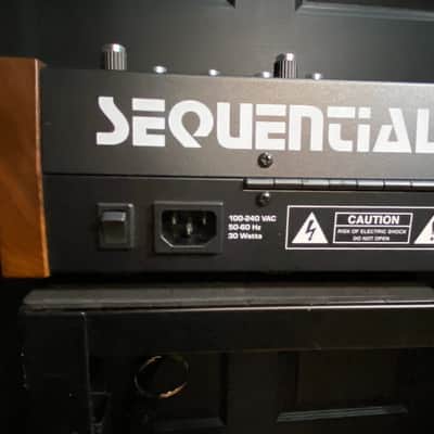 Sequential Prophet-6 49-Key 6-Voice Polyphonic Synthesizer 2018 - 2020 - Black with Wood Sides image 14