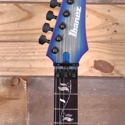 Ibanez RG J.Custom RG8620AH Electric Guitar Ghost Fleet Blue Burst w/ Case image 6