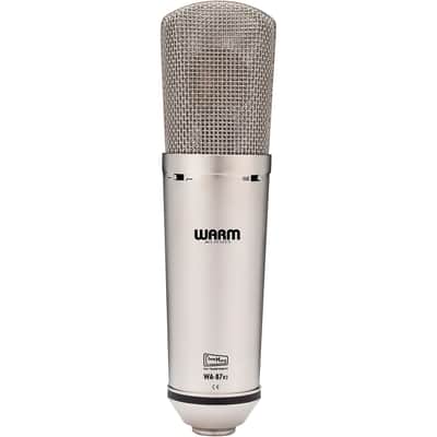 Warm Audio WA-87 R2 Large Diaphragm Multipattern Condenser Microphone- Nickel image 1