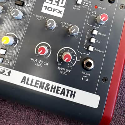 Allen & Heath ZED-10FX USB Compact Stereo Mixer image 5