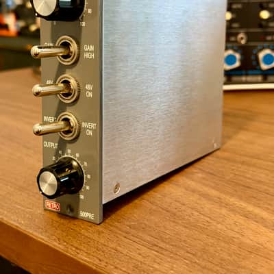 Retro Instruments 500PRE 500 Series Tube Mic Preamp Module 2019 - Gray image 2