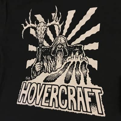 Hovercraft Caribou Wizard T Shirt - Small - free ship USA 2018 Black image 2