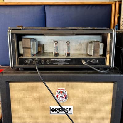 Carlsboro 60 twin power amp c 1970 original vintage arbiter partridge hiwatt UK England tube amplifier image 7