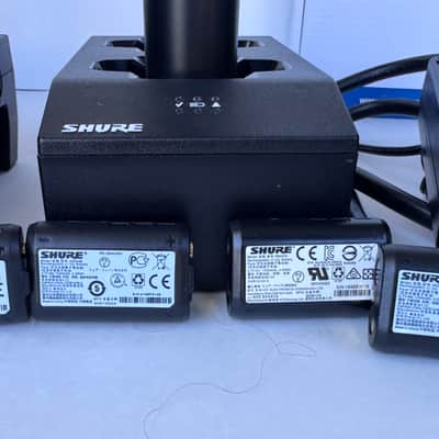 Shure ULX-D Wireless System Bundle: Shure ULXD4Q Quad Receiver (ULXD4Q G50) + 2 Shure ULXD4Q Single Receivers + 6 Shure ULXD2 G50 Mics + Chargers + Shure Wideband Panel Antenna (UA864US) image 4