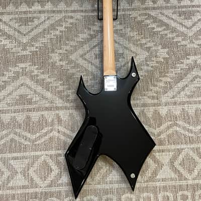 B.C. Rich Warlock Revenge Onyx Widow Headstock w/Original Hardshell Case image 6