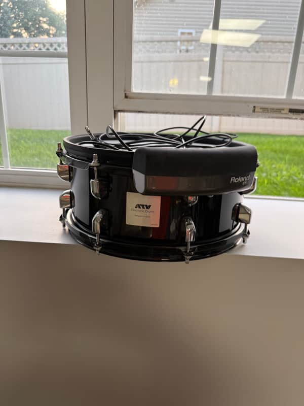 ATV aD-S13 13” Electronic Snare Drum w/ Roland BT-1 Bar Trigger – Excellent Condition image 1