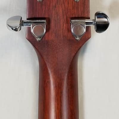 Mint Yamaha Solid Sitka Spruce Top Cutaway Folk Acoustic/Electic Guitar, Mahogany, Vintage Natural image 8