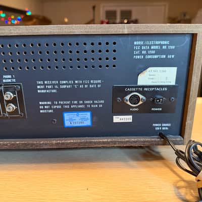 Vintage Morse Electrophonic Model 1260 Receiver Serviced Excellent CND X RaRe 🔥 image 11