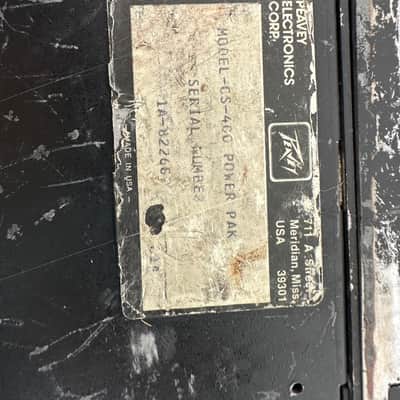 Vintage Peavey CS-400 Stereo Power Amplifier image 12