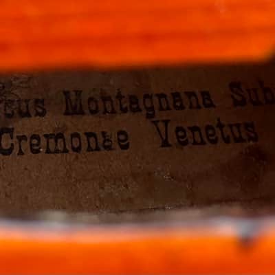 Old Violin labeled Montagnana -4/4 image 5