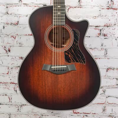 Taylor - (2025) 324ce - Acoustic-Electric Guitar - Mahogany/Mahogany - Shaded Edge Burst Top - w/ Hardshell Case - x5075 image 1