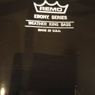 Remo Weather King 26" Ebony Bass Drum Head Ebony image 2