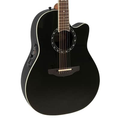 Ovation Pro Series Standard Balladeer 2771AX-5 A/E Guitar - Black - Open Box image 1