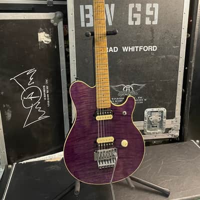 Music Man Brad Whitford’s Gift From Eddie Van Halen, Aerosmith, EVH (#127) 1991 Purple image 3