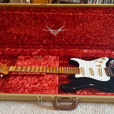 Fender Custom-Shop Stratocaster Heavy Relic (Black) 1959 (Reissue) - Relic image 5
