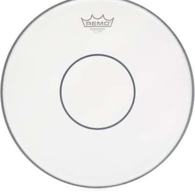 Remo Powerstroke 77 Coated Clear Dot Snare Drumhead - 14 inches image 2