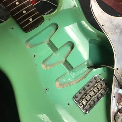 1986 Fender American Vintage '62 Stratocaster Surf Green AVRI image 20