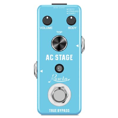 Rowin LEF-320 Acoustic Guitar Simulator Emulates AC Stage Effects Pedal Holiday Special $29.80