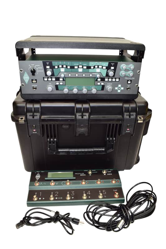 Kemper Profiler Rack Rackmountable Guitar Amp Head System, w/ Profiler Remote Footswitch & SBK Case image 1