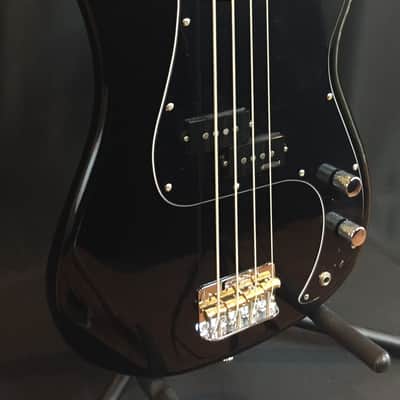 Vintage V4MTB Tony Butler Signature P-Bass 4-String Bass Guitar Gloss Black image 3