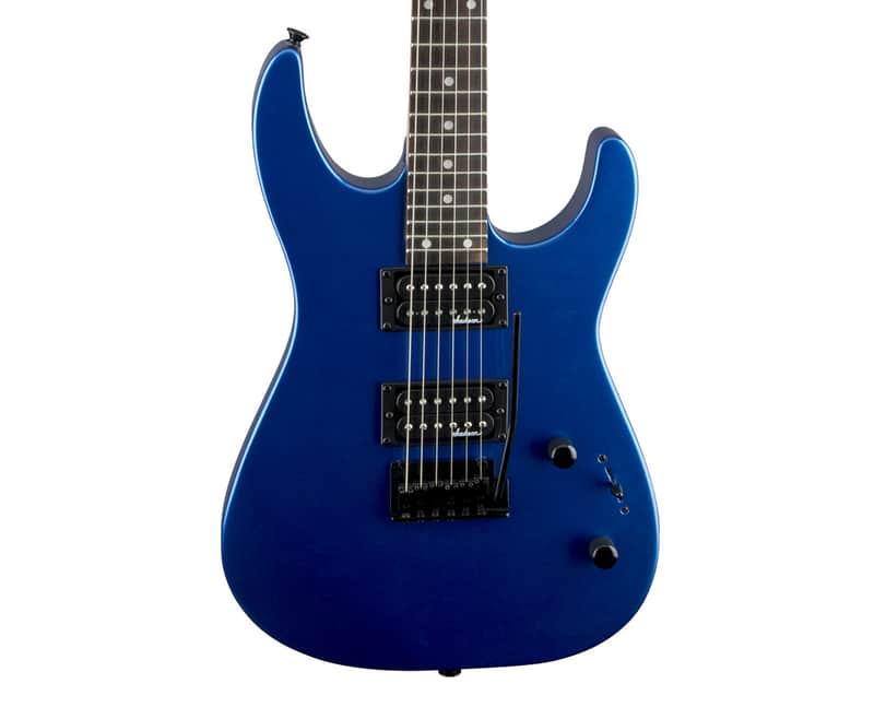 Used Jackson JS Series Dinky JS12 Guitar - Metallic Blue w/Amaranth FB image 1