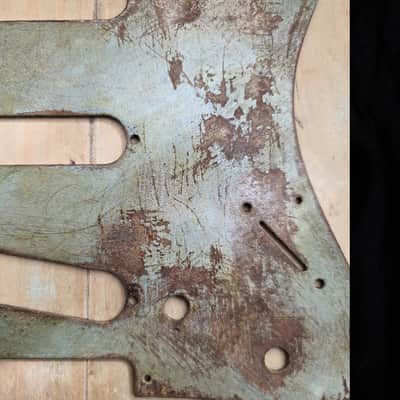 Fender stratocaster pickguard - steel rust Heavy relic image 4