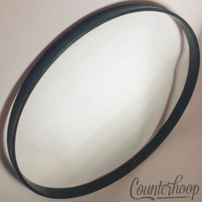 *Ludwig & Ludwig 26" Bass Drum Hoop/Rim Vintage 20s 1Ply Maple Gold Sparkle/Blue image 3