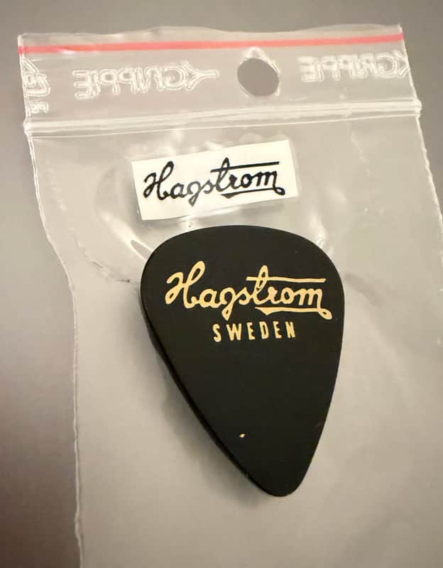 Hagstrom Guitar pick 70s-80s - Black image 1