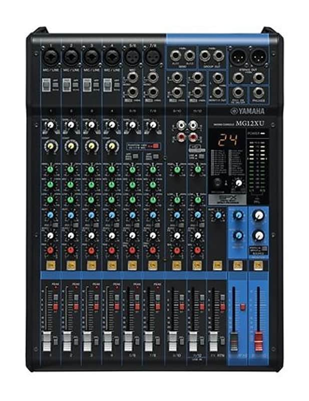 Yamaha MG12XU 12 Channel Mixer with USB & SPX Effects image 1