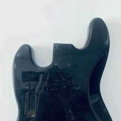 Black Basswood 4 String Jazz Bass Style Body image 7