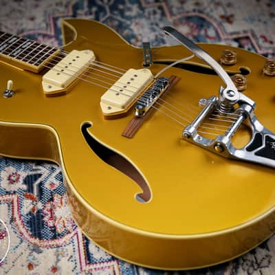 Peerless Gigmaster SC Hollow Body Metallic Gold image 8