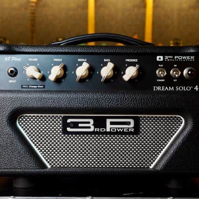 3 RD Power  Dream Solo 4 68’ Plexi Head  22 Watts Hand Wired  Black image 2