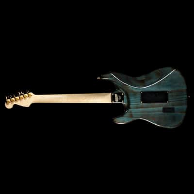 John McGuire Guitars Valley Pro Blue Burst image 3