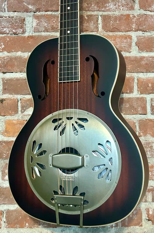 Gretsch G9241 Round Neck Resonator - Red Sunburst, Ships Fast with A Gig Bag and Pro Set Up! image 1